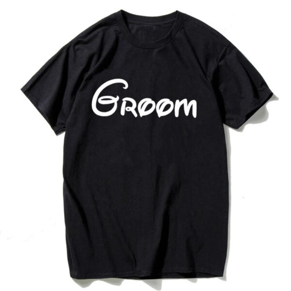 Groom And Bride Honeymoon Printed T-shirt - Image 6