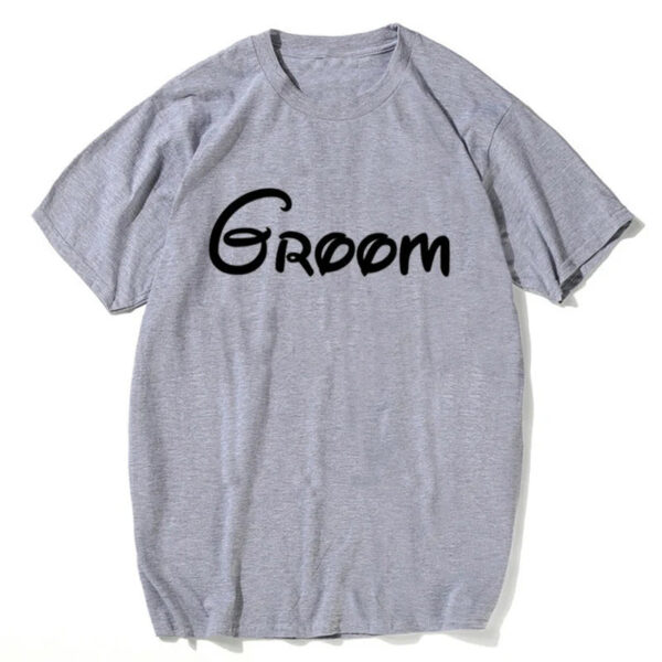 Groom And Bride Honeymoon Printed T-shirt - Image 8