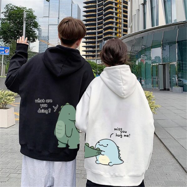 Couple Dinosaur Matching Hoodie - Image 3