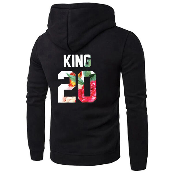 Unisex Queen King Poker Couple Hoodies - Image 9