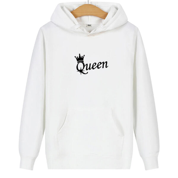 Women Men Sweatshirt Lovers Couples Hoodies Korean Style Casual Couple Wear Pullover Gift King and Queen Matching Couple Hoodies - Image 9