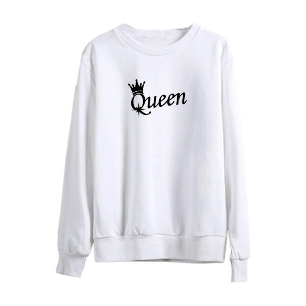 Women Men Sweatshirt Lovers Couples Hoodies Korean Style Casual Couple Wear Pullover Gift King and Queen Matching Couple Hoodies - Image 8