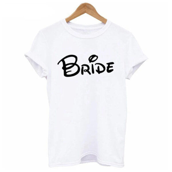 Groom And Bride Honeymoon Printed T-shirt - Image 11