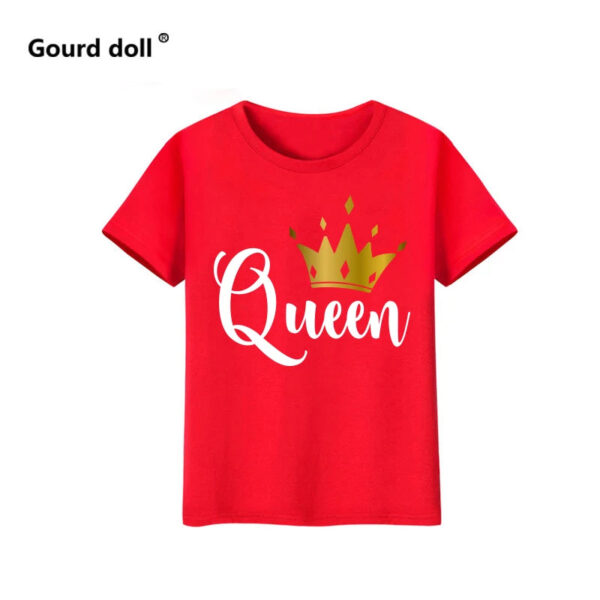 New King And Queen Casual Couples Tee Shirt - Image 11