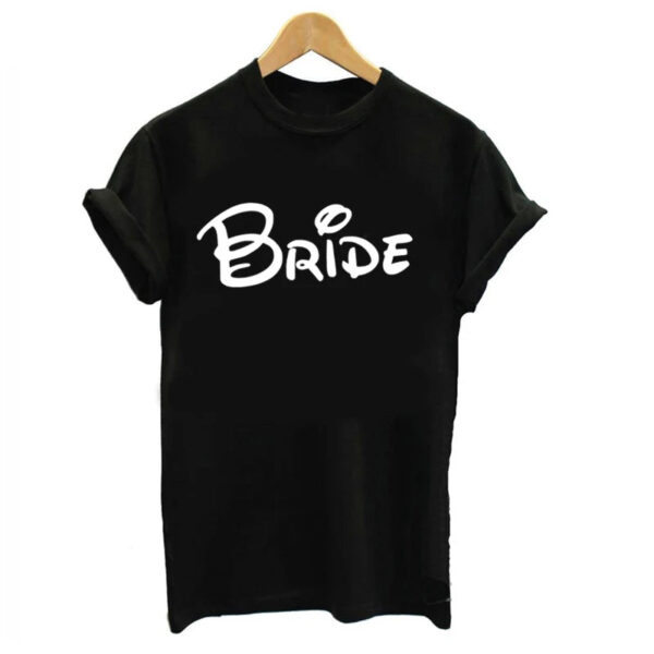 Groom And Bride Honeymoon Printed T-shirt - Image 4