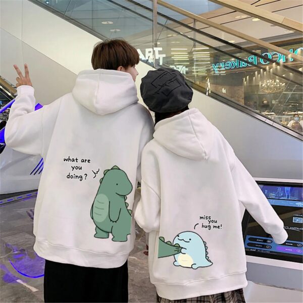 Couple Dinosaur Matching Hoodie - Image 5