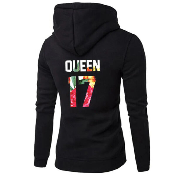 Unisex Queen King Poker Couple Hoodies - Image 8