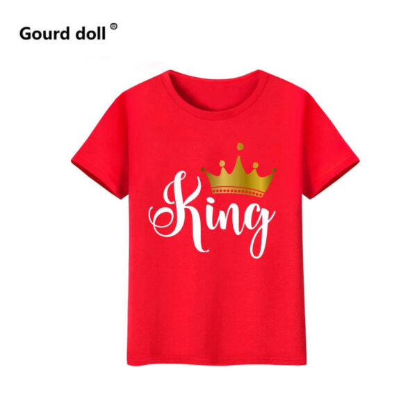 New King And Queen Casual Couples Tee Shirt - Image 9