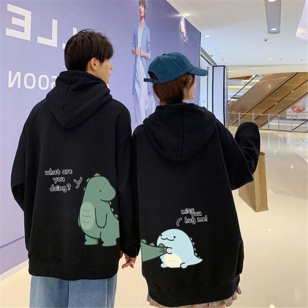 Couple Dinosaur Matching Hoodie - Image 4