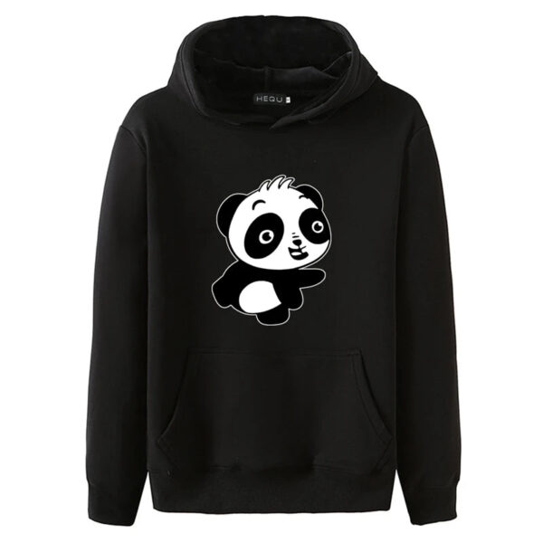 Lovely Panda Couple Hoodies - Image 3