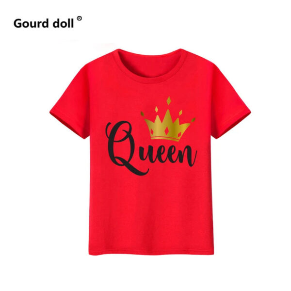 New King And Queen Casual Couples Tee Shirt - Image 7