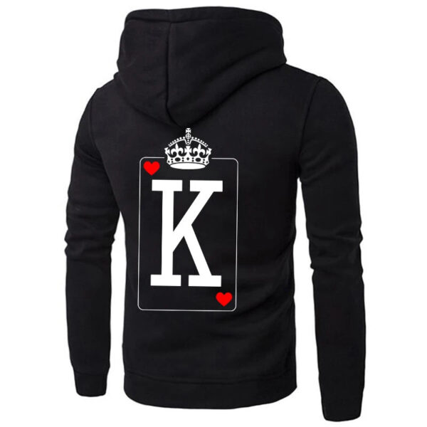 Unisex Queen King Poker Couple Hoodies - Image 6