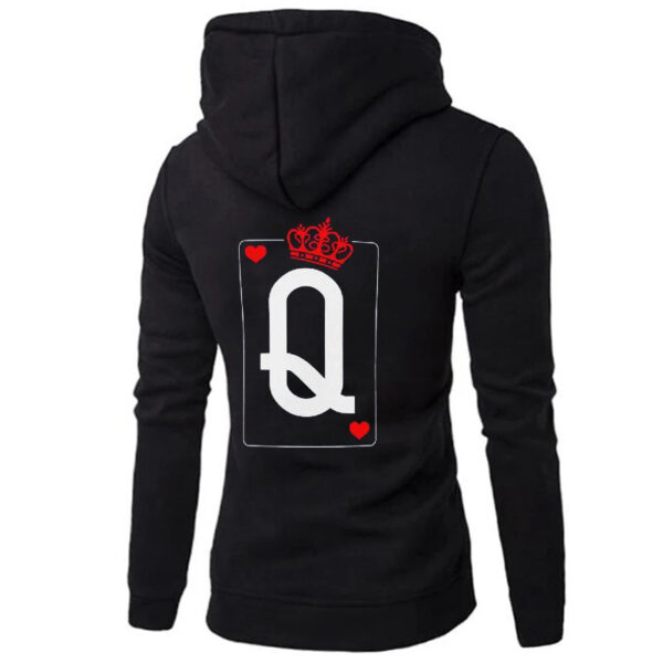 Unisex Queen King Poker Couple Hoodies - Image 5