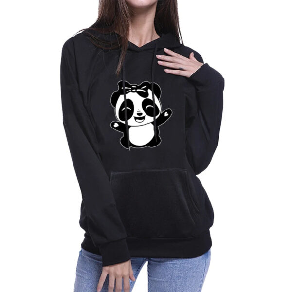 Lovely Panda Couple Hoodies - Image 2