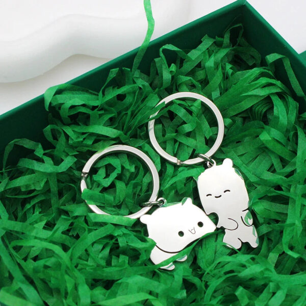 Cute Bear Keychain For Couple - Image 4