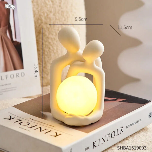 Creative Couple Table Lamp For Bedroom Decoration - Image 7