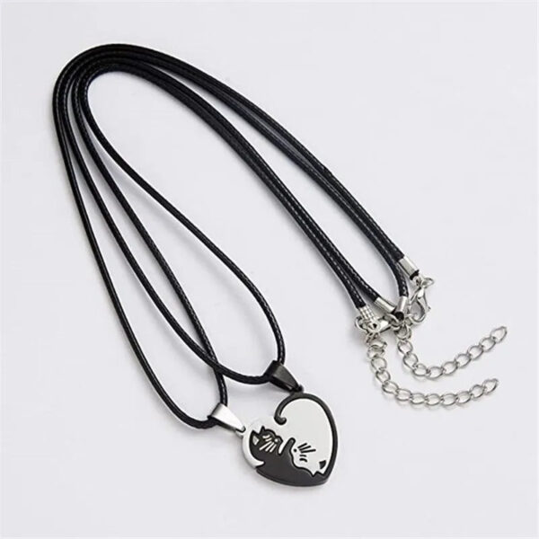 Cute Heart Pendant Necklace For Lovers - Image 6