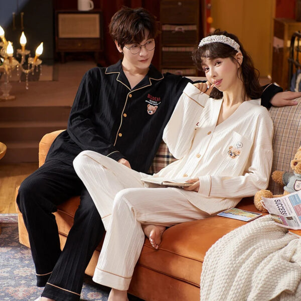 New Sweet Couple Pajama Suit - Image 6