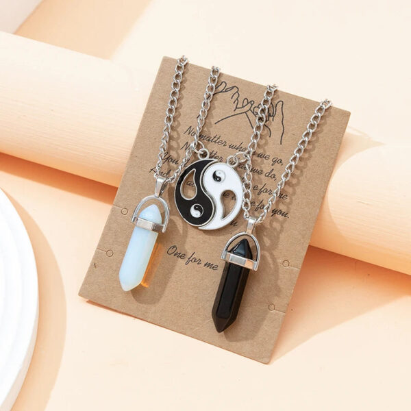 Magnet Love Heart Promise Necklace For Couple