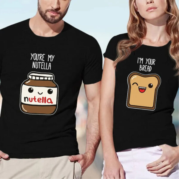 Nutella Printed T-shirt For Couple - Image 4