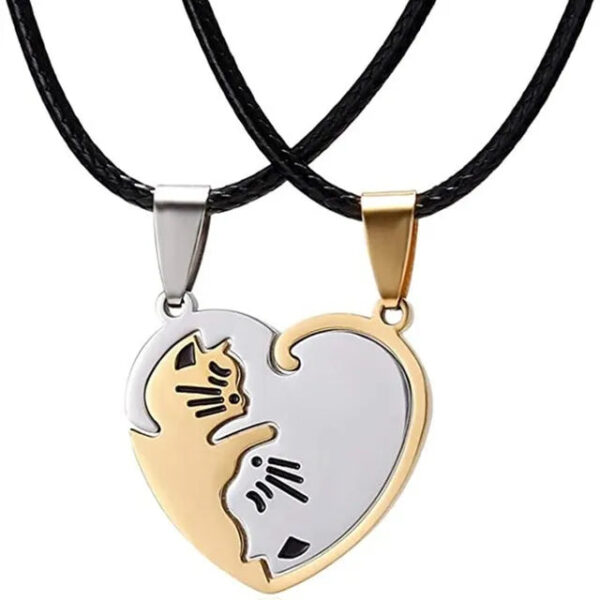 Cute Heart Pendant Necklace For Lovers - Image 10