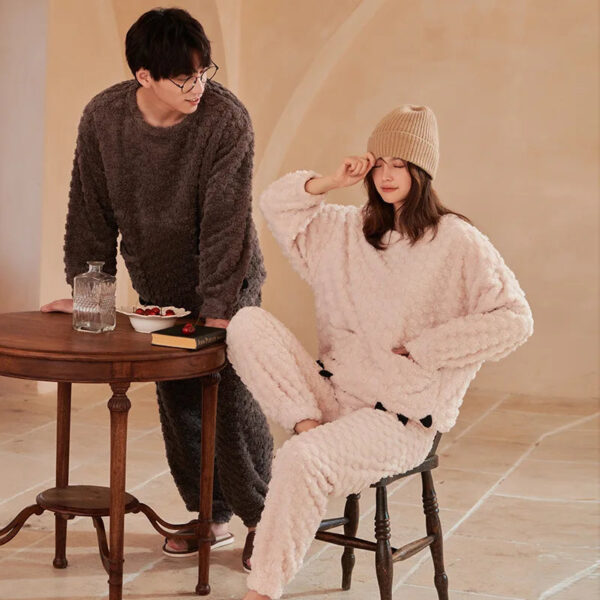 Anime Bear Couple Pajamas Set - Image 5