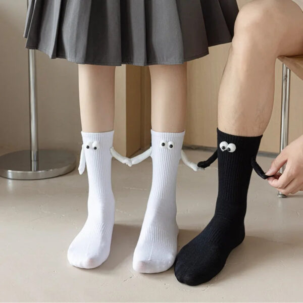 Cartoon Magnetic Couple Socks For Couples - Image 3