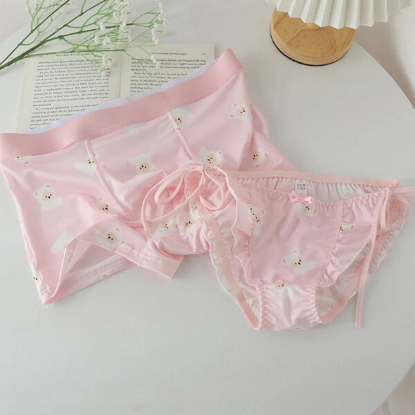 Little Teddy Sexy Lace Panties And  Boxers For Couples - Image 12