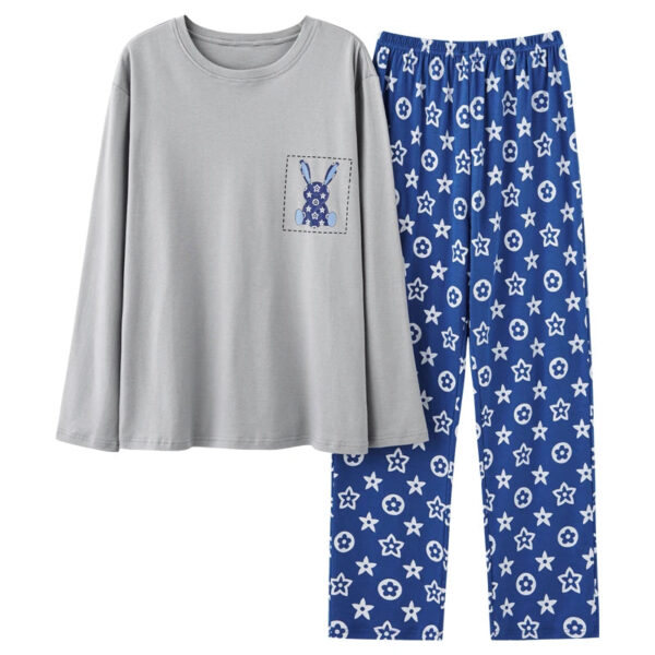 Men And Women Cartoon Pajamas Sets - Image 6