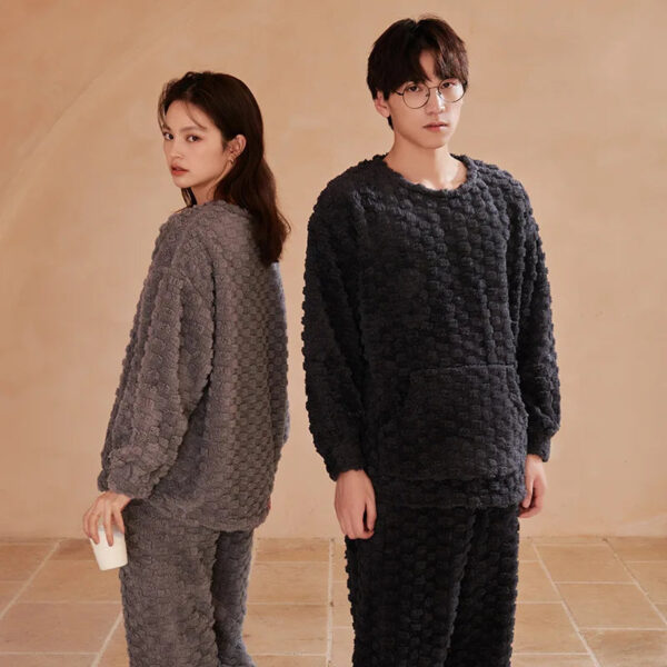 Anime Bear Couple Pajamas Set - Image 3