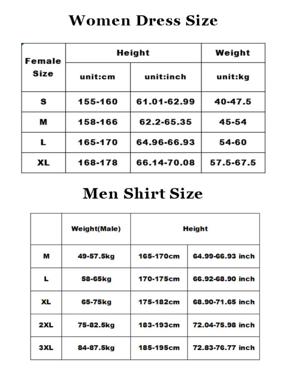 Women Printed Dress With Men T-shirt For Couple - Image 5