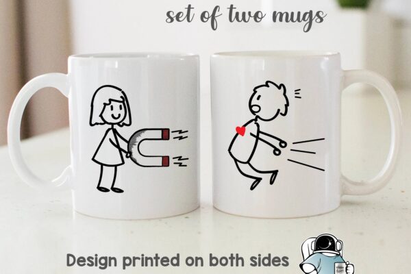 Lover Magnet Attraction Mug For Couple