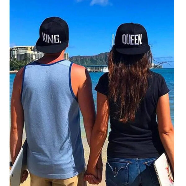 King Queen Matching Hats For Lovers - Image 2