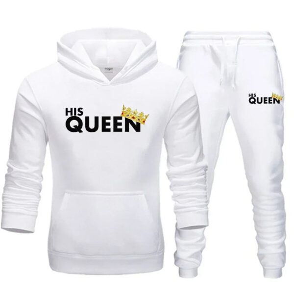 King Queen Couple Set  Matching Couple Hoodies - Image 9