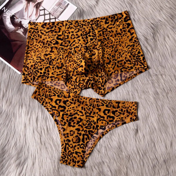 Leopard Print Sexy Underwear For Couple