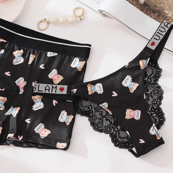 Fashionable Cartoon Print Underwear For Lovers - Image 3