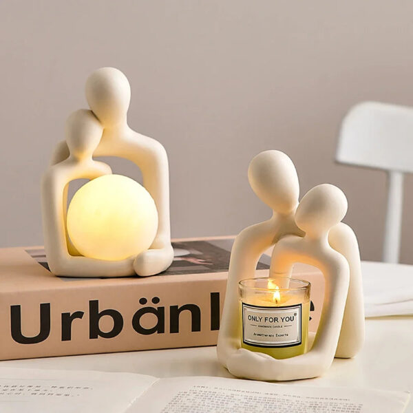 Creative Couple Table Lamp For Bedroom Decoration