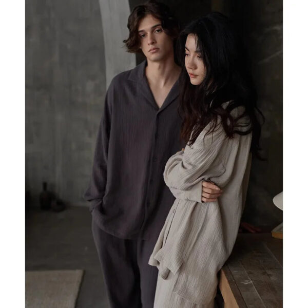 New Casual  Couple Pajamas Suits