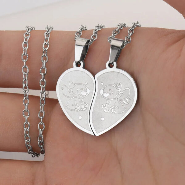 Trendy Heart Shaped Key Chain Couples - Image 31