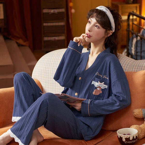 New Sweet Couple Pajama Suit - Image 14