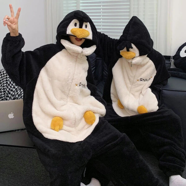 Lovely Penguin Couples Pajamas Suit - Image 2