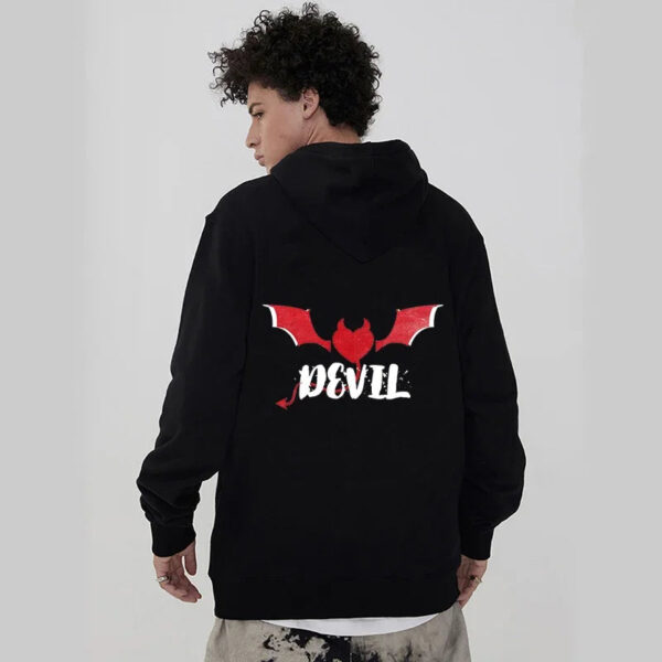 His Angel and Her Demon Matching Couple Hoodies - Image 2