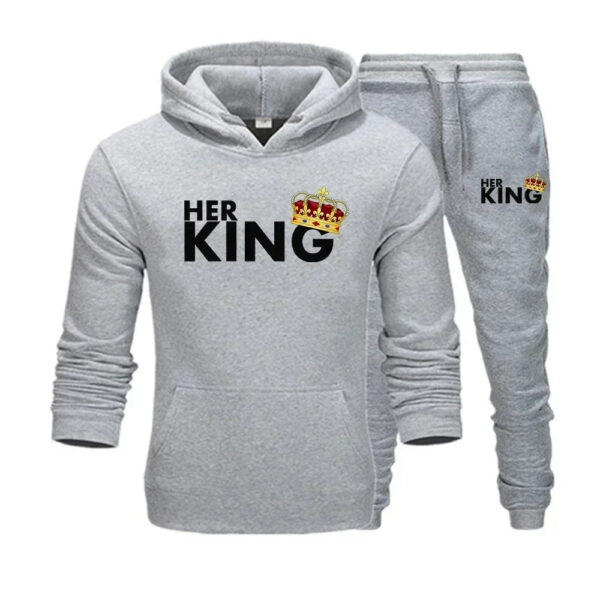 King Queen Couple Set  Matching Couple Hoodies - Image 10