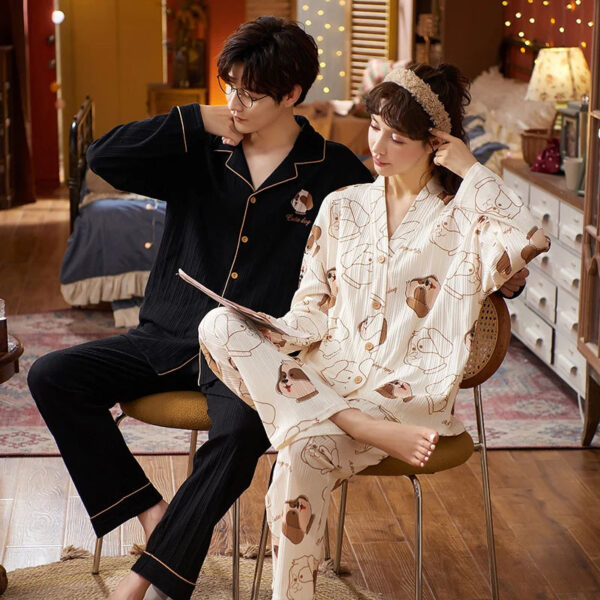 New Sweet Couple Pajama Suit