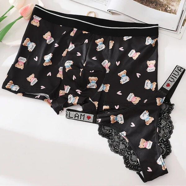 Fashionable Cartoon Print Underwear For Lovers - Image 11