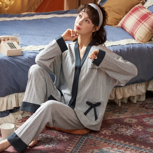 New Sweet Couple Pajama Suit - Image 12