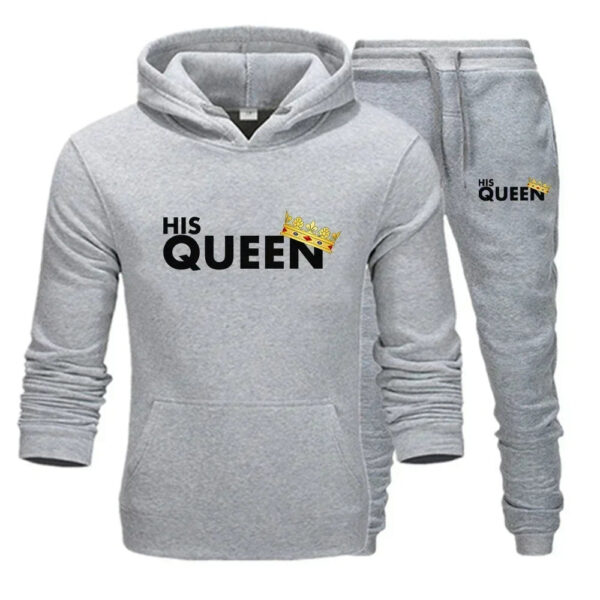 King Queen Couple Set  Matching Couple Hoodies - Image 8