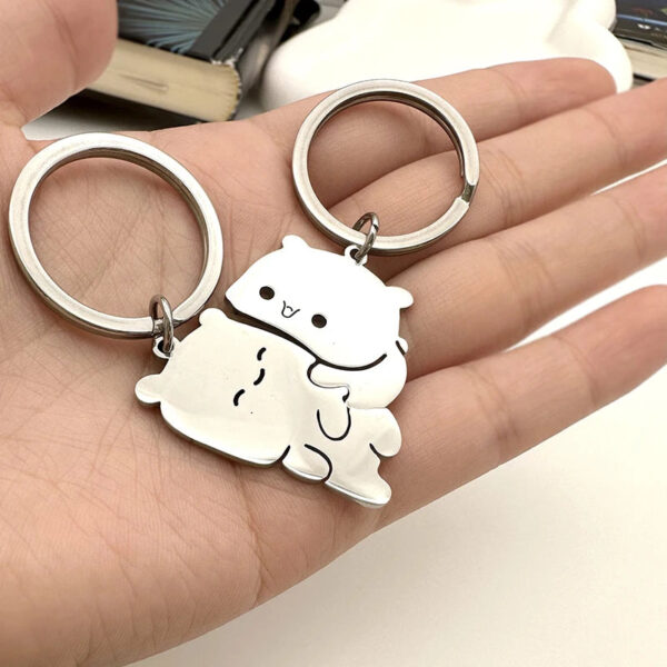 Cute Bear Keychain For Couple