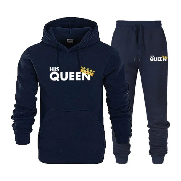 King Queen Couple Set  Matching Couple Hoodies - Image 13